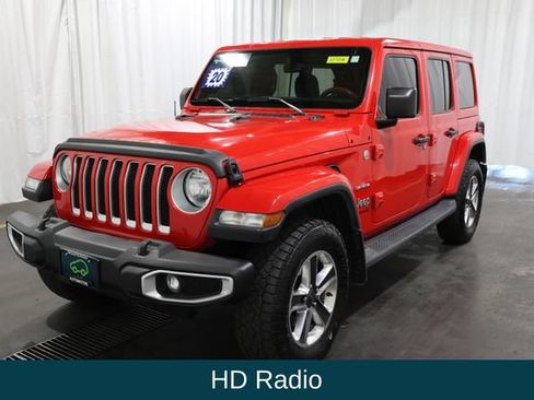 Used 2020 Jeep Wrangler Unlimited Sahara w/ Uconnect 4C Nav & Sound Group AWD/4WD image 6