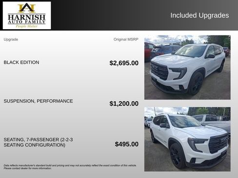Used 2026 GMC Acadia Elevation w/ Black Edition AWD/4WD image 4