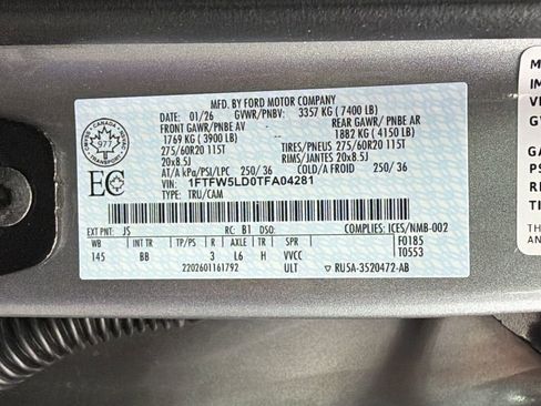 Used 2026 Ford F150 Lariat AWD/4WD image 46