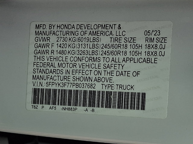 Used 2023 Honda Ridgeline RTL-E image 29