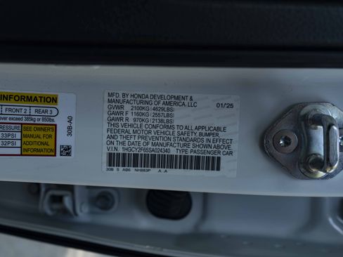 Used 2025 Honda Accord EX-L image 47