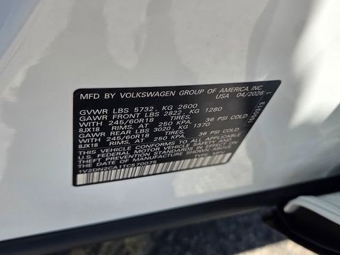 New 2026 Volkswagen Atlas SE FWD image 19