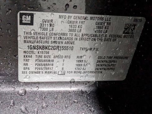 Used 2016 Chevrolet Tahoe LT image 16