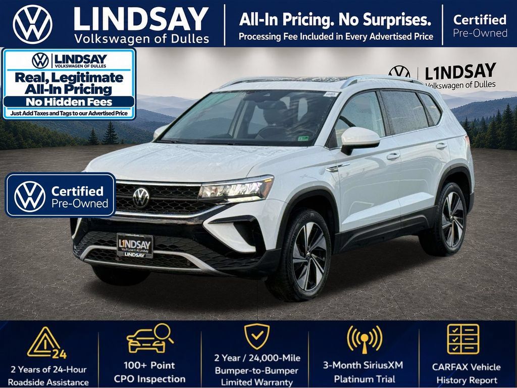 Certified 2023 Volkswagen Taos SE w/ Panoramic Sunroof Package AWD/4WD image 4