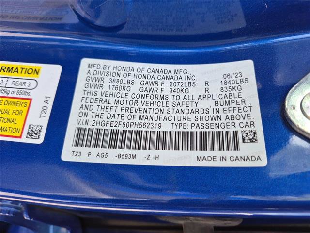 Used 2023 Honda Civic Sport image 30