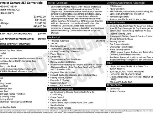 Used 2024 Chevrolet Camaro LT RWD image 3