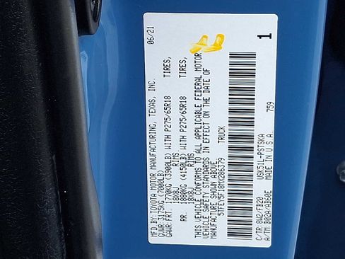 Certified 2021 Toyota Tundra SR5 w/ TRD Off-Road Plus Package image 32