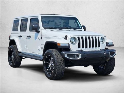 Used 2020 Jeep Wrangler Unlimited Sahara AWD/4WD image 3