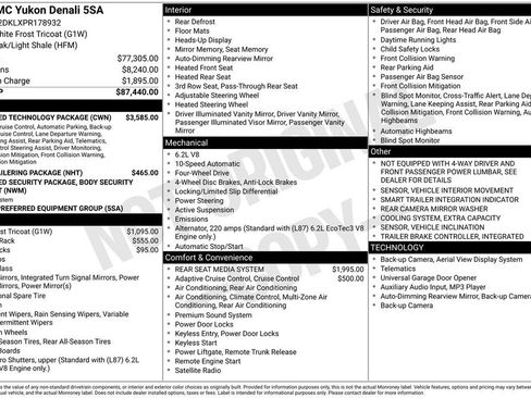 Used 2023 GMC Yukon Denali w/ Advanced Technology Package image 13