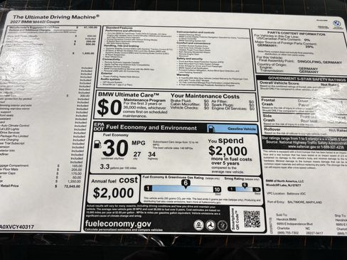 New 2027 BMW M440i Coupe w/ Premium Package RWD image 31