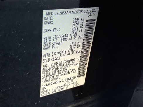 Used 2017 Nissan Murano SL w/ SL Technology Package image 26