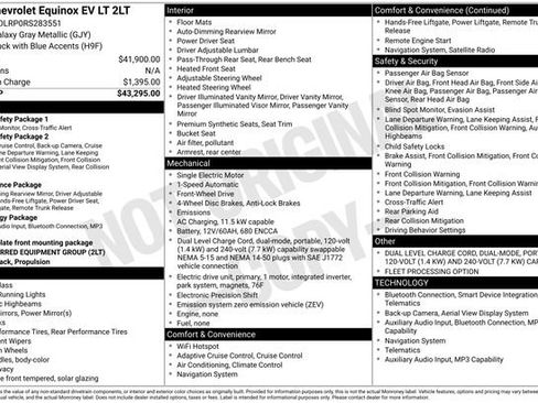 Used 2024 Chevrolet Equinox EV LT FWD image 7
