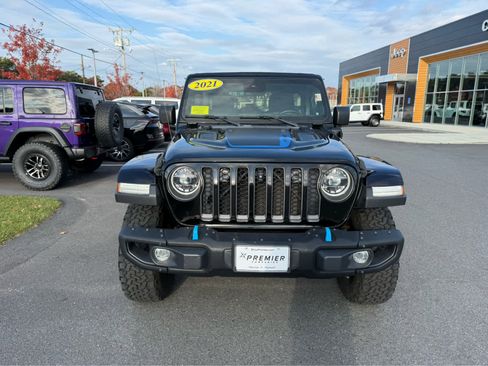 Used 2021 Jeep Wrangler Unlimited Rubicon 4xe w/ Steel Bumper Group image 4