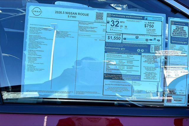 New 2026 Nissan Rogue S FWD image 12