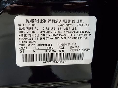 Used 2006 INFINITI G35 Sedan w/ (P02) Premium Pkg B image 38