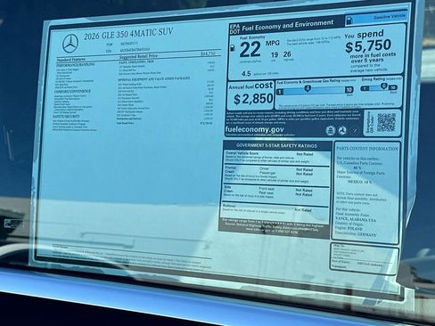 New 2026 Mercedes-Benz GLE 350 4MATIC image 31