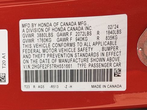 Used 2024 Honda Civic Sport image 27