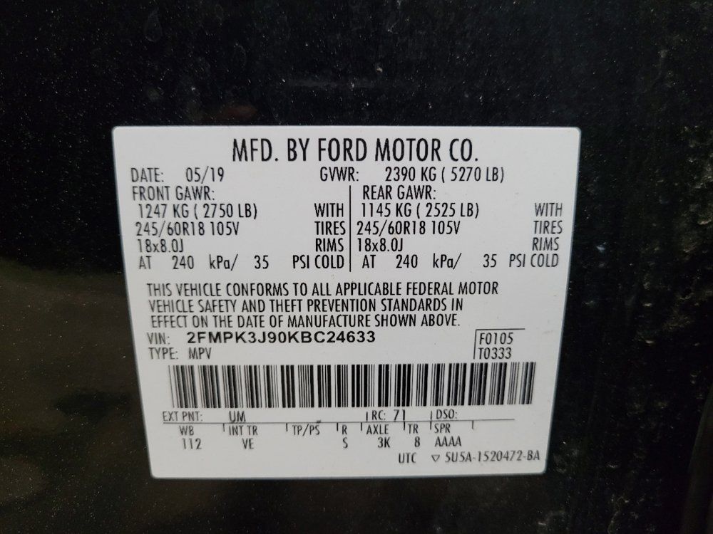Used 2019 Ford Edge SEL w/ Equipment Group 201A FWD image 33