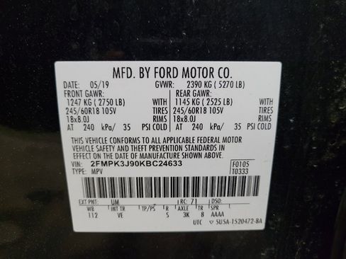 Used 2019 Ford Edge SEL w/ Equipment Group 201A FWD image 33