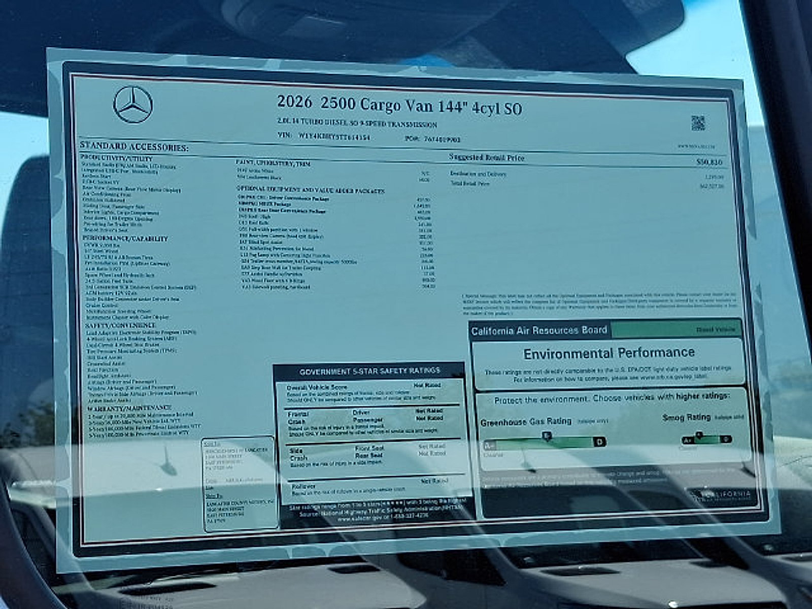 Used 2026 Mercedes-Benz Sprinter 2500 image 22
