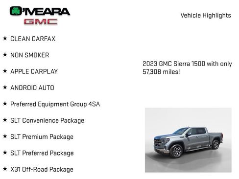 Used 2023 GMC Sierra 1500 SLT w/ SLT Premium Package AWD/4WD image 8