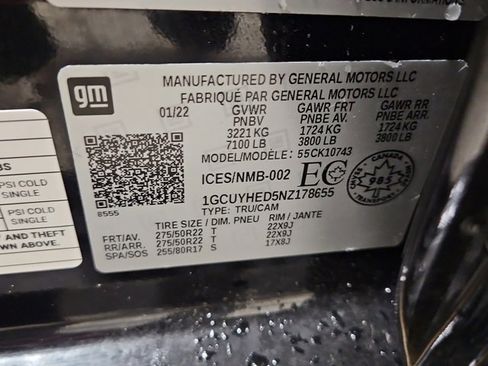 Used 2022 Chevrolet Silverado 1500 High Country image 30