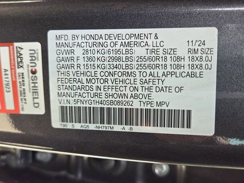 Certified 2025 Honda Pilot EX-L image 33