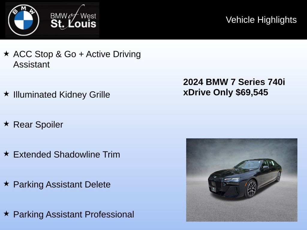 Used 2024 BMW 740i xDrive AWD/4WD image 16