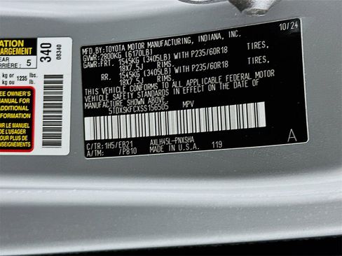 Certified 2025 Toyota Sienna XSE image 34