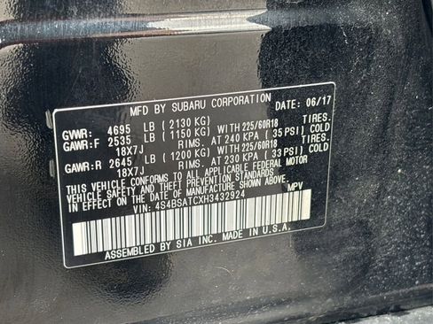 Used 2017 Subaru Outback 2.5i Touring image 17