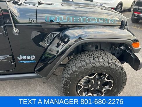 Used 2021 Jeep Wrangler Unlimited Rubicon 4xe w/ Cold Weather Group AWD/4WD image 10