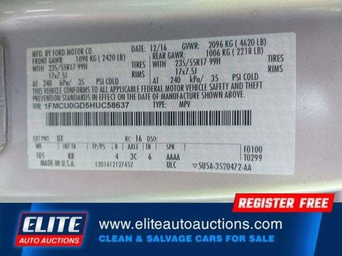 Used 2017 Ford Escape SE w/ SE Cold Weather Package image 18