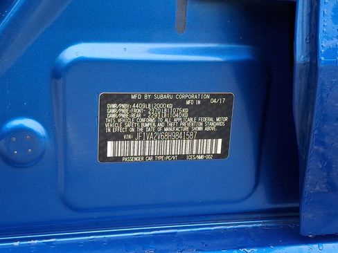 Used 2017 Subaru WRX STI image 27