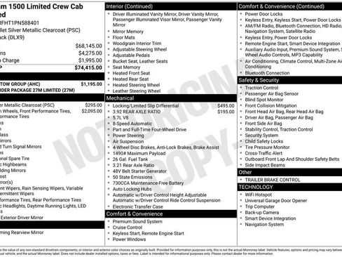 Used 2023 RAM 1500 Limited w/ Trailer Tow Group image 27