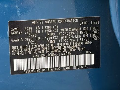 Used 2023 Subaru Outback Wilderness AWD/4WD image 28