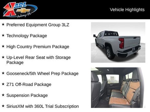 Used 2025 Chevrolet Silverado 2500 High Country w/ High Country Premium Package image 2