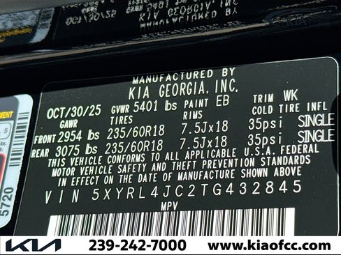 New 2026 Kia Sorento S image 40