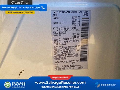 Used 2022 Nissan Murano S image 17