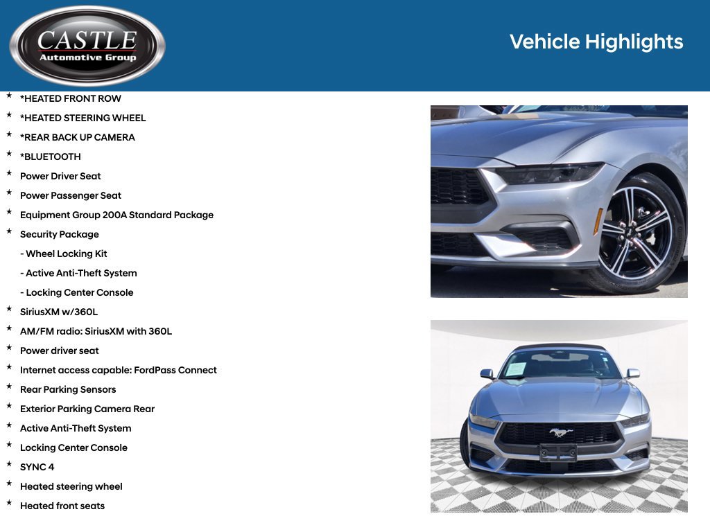 Used 2025 Ford Mustang Premium RWD image 3