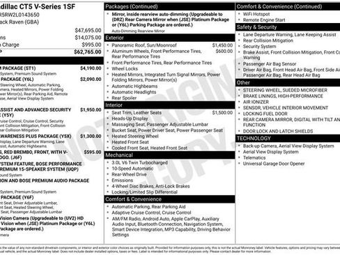 Used 2020 Cadillac CT5 V w/ Premium Package image 11