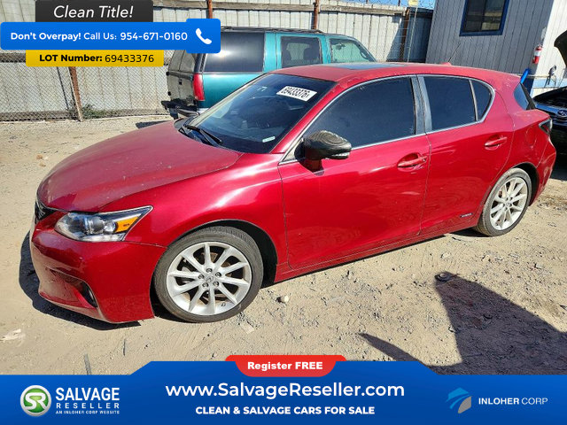 Used 2011 Lexus CT 200h Premium w/ Premium Audio Pkg FWD image 1