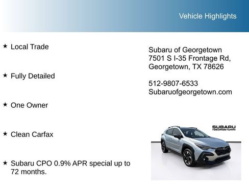 Used 2025 Subaru Crosstrek 2.5i Limited w/ Crosstrek Mirror Package image 11