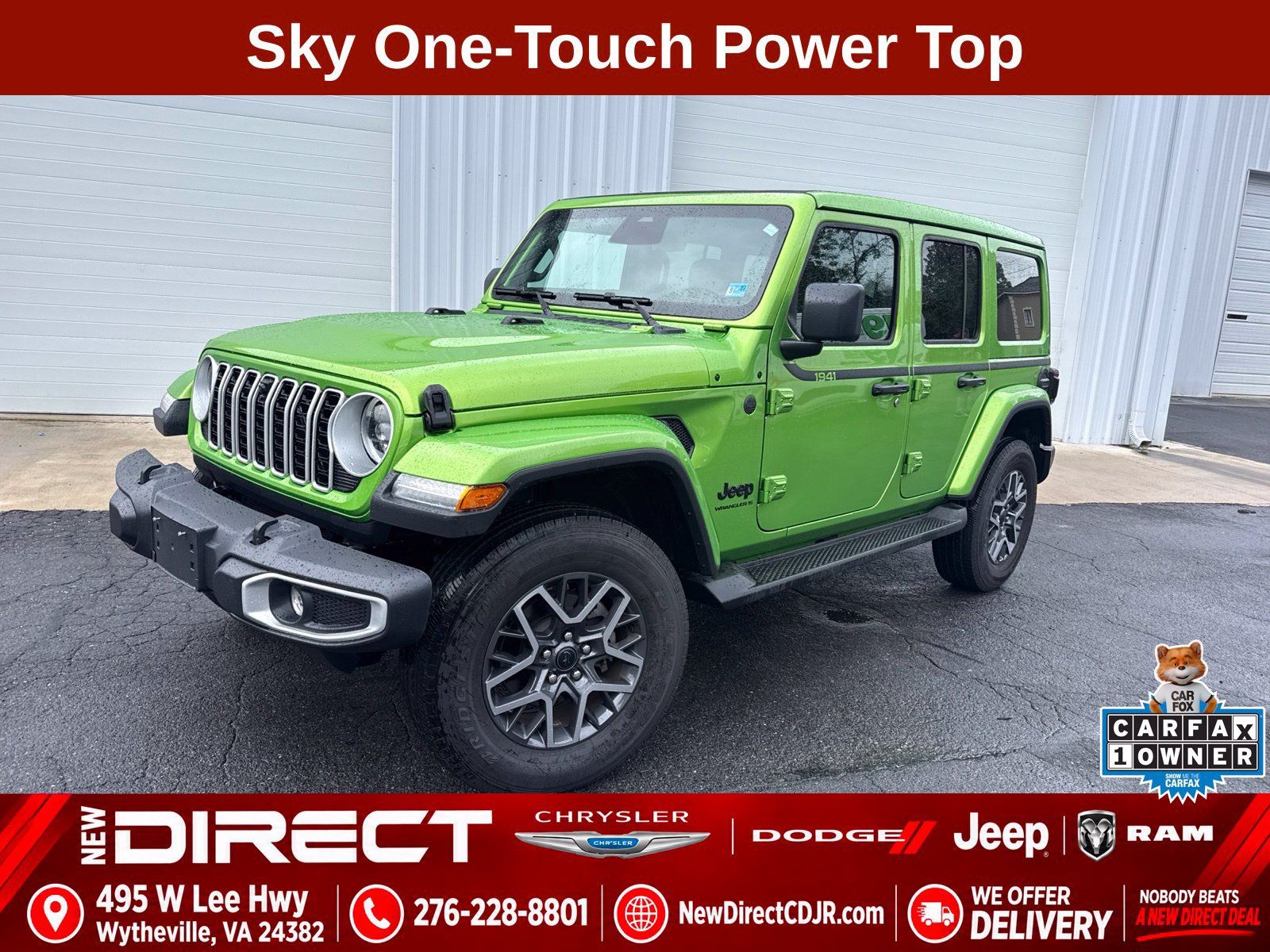 Used 2026 Jeep Wrangler Unlimited Sahara AWD/4WD image 1