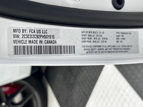 Used 2023 Dodge Challenger SRT Hellcat RWD image 21