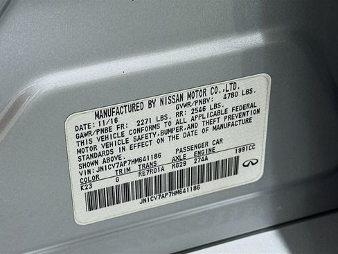 Used 2017 INFINITI Q50 Premium w/ 2.0T Premium Plus Package image 12