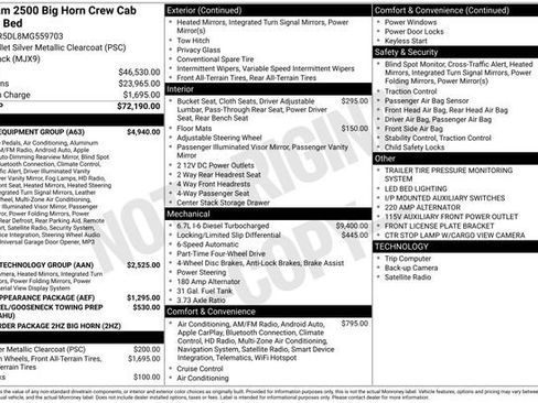Used 2021 RAM 2500 Big Horn w/ Level 2 Equipment Group image 40