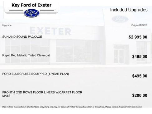 Certified 2025 Ford Explorer ST w/ Sun And Sound Package AWD/4WD image 12