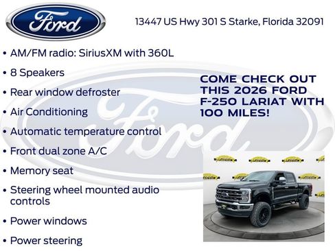 New 2026 Ford F250 Lariat w/ Chrome Package AWD/4WD image 30