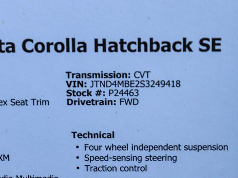 Used 2025 Toyota Corolla SE image 29