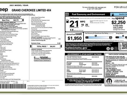 Certified 2021 Jeep Grand Cherokee Limited